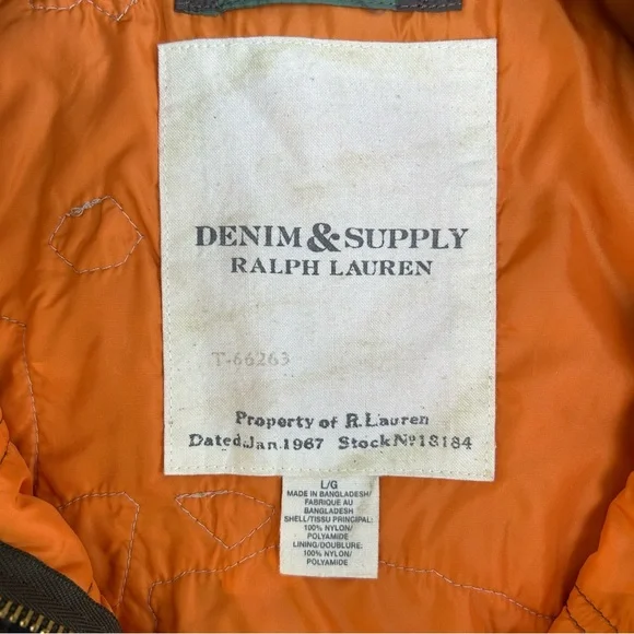 Ralph Lauren Denim & Supply Camo Flag Zip Up Vest - Picture 3 of 5